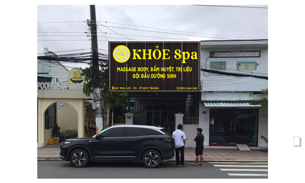 Khỏe Spa nằm ở vị trí trung tâm tỉnh Sóc Trăng 