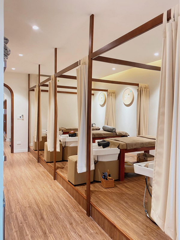 Hồ Ngọc Wellness Spa Sóc Trăng có thiết kế tối gian mà sang trọng 